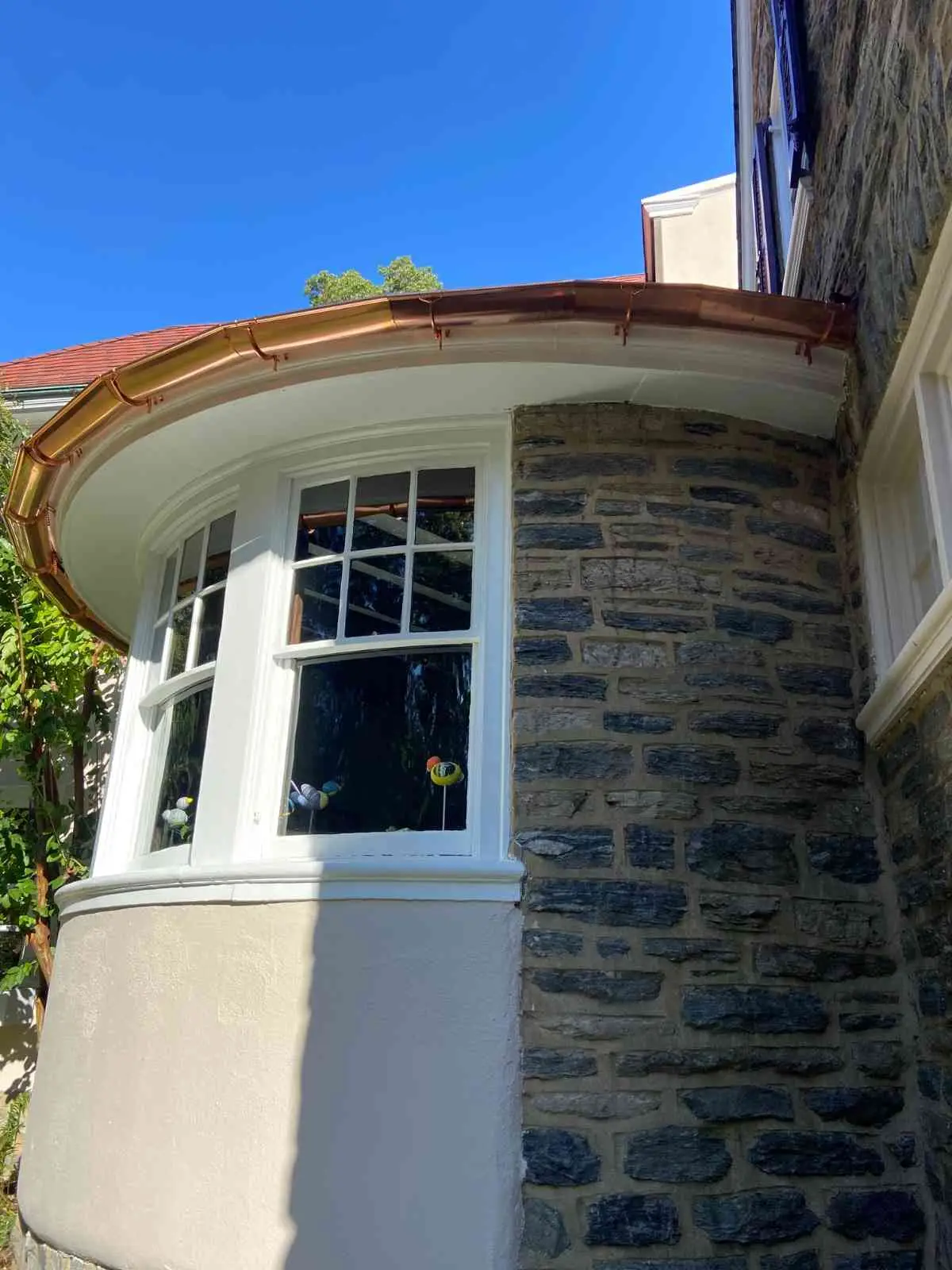 copper-gutters copper gutter installation in lake bluff Illinois